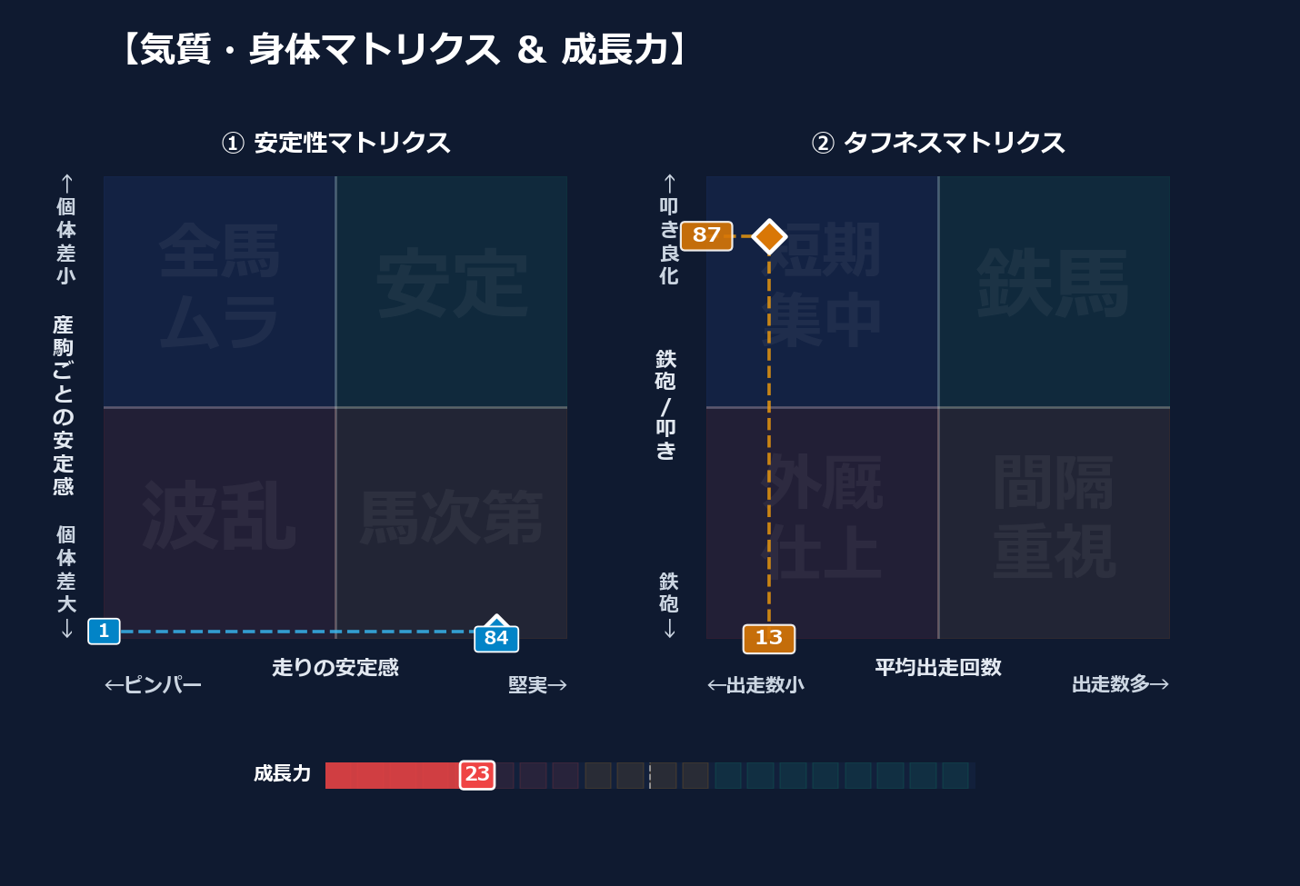 産駒の安定感と出走間隔