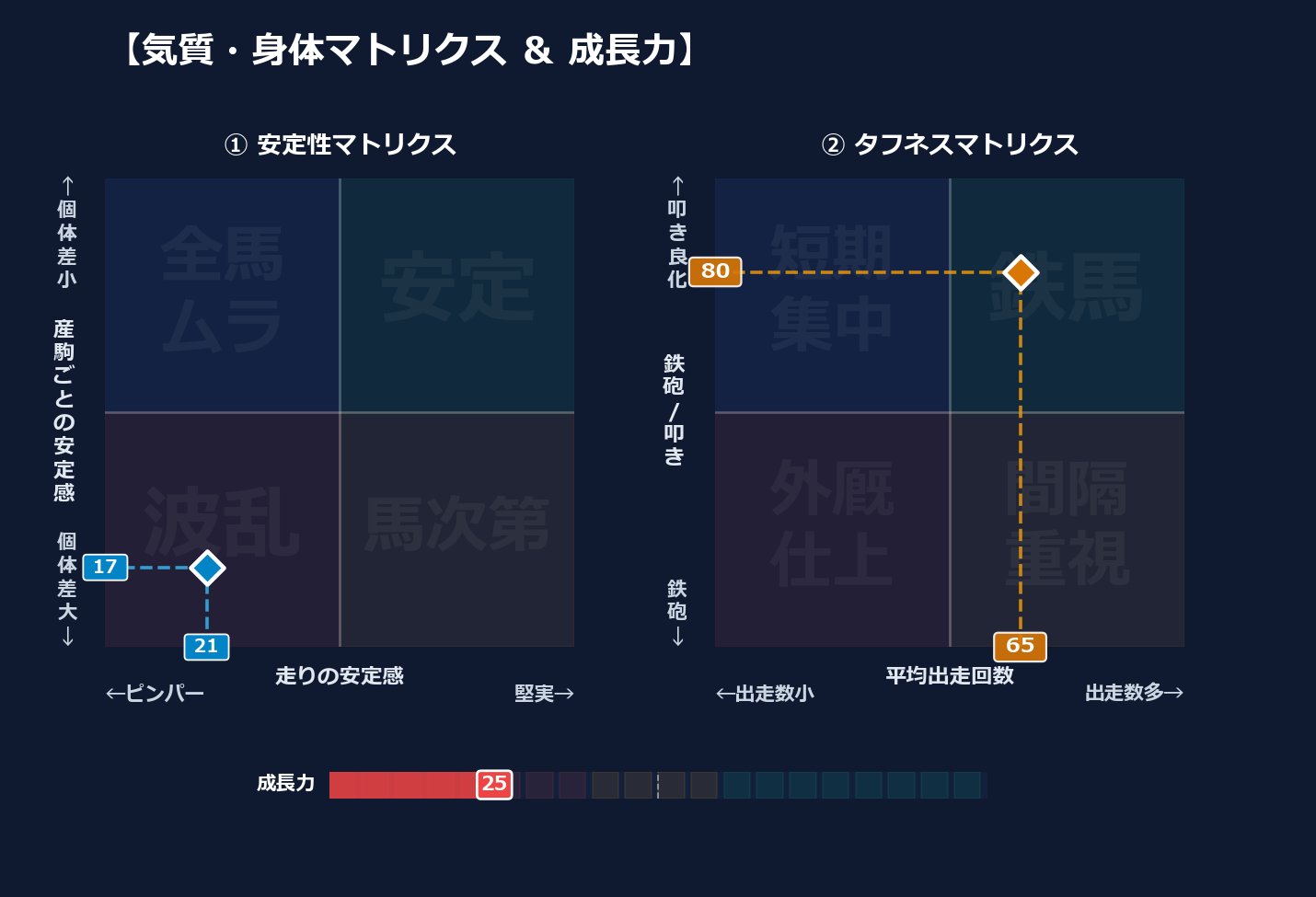 産駒の安定感と出走間隔